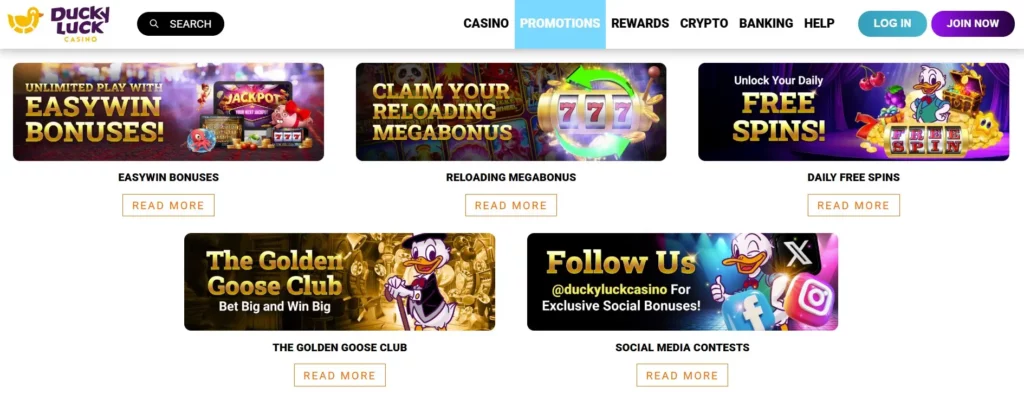 Ongoing Promotions for Existing Players