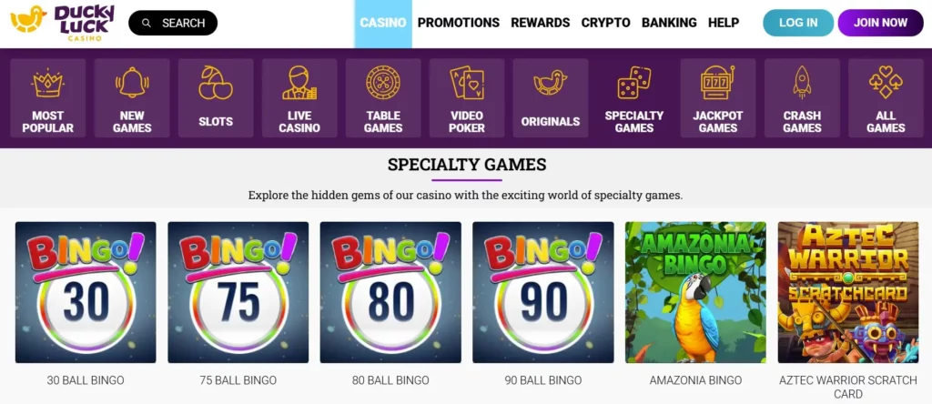 Specialty Games Like Keno, Scratch Cards and Plinko